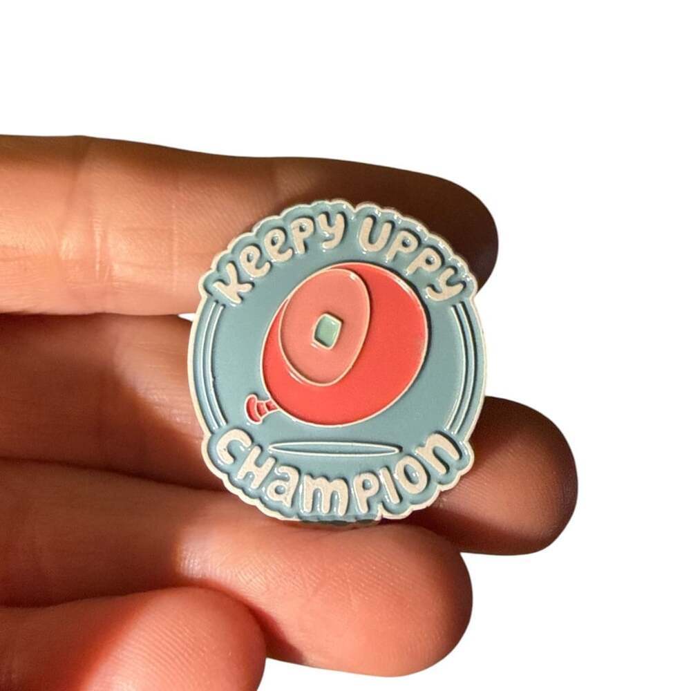 Keepy Uppy Champion Bluey Enamel Lapel Pin